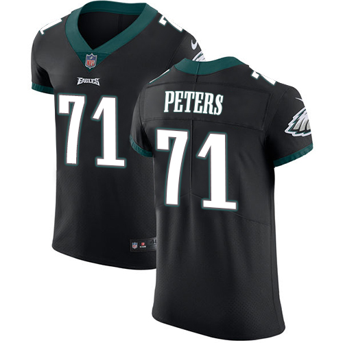 Nike Eagles #71 Jason Peters Black Alternate Men's Stitched NFL Vapor Untouchable Elite Jersey